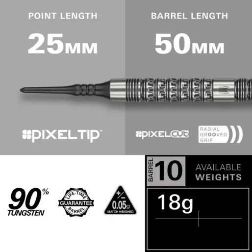 Target - darts Rzutki Redux 10 - 18g