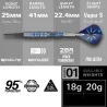 Target - darts Rzutki Phil Taylor - Power Gx2 - 18g