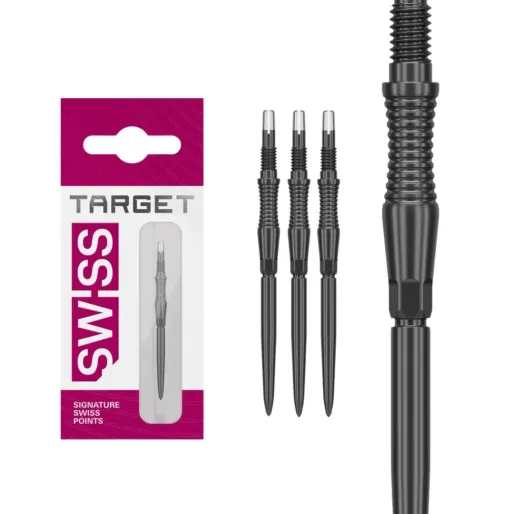 Target - darts Metalowe końcówki - Swiss Points - Signature RST - Black - 35 mm