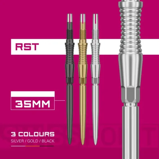 Target - darts Metalowe końcówki - Swiss Points - Signature RST - Black - 35 mm