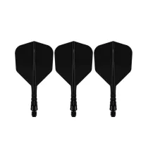 Mission Letky Force 90 Vortex - Standard No6 - Short - Solid Black F4564