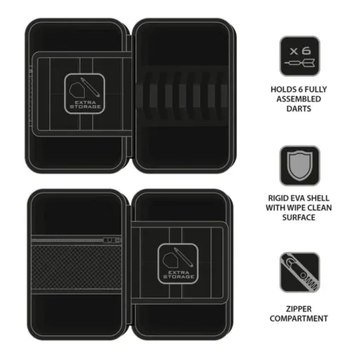 Harrows Etui na rzutki Ryan Searle 2 - Heavy Metal - Pro 6