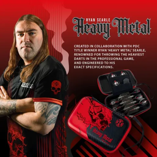 Harrows Etui na rzutki Ryan Searle 2 - Heavy Metal - Pro 6