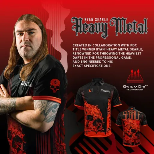 Harrows Koszula Ryan Searle 2 - Heavy Metal - 4XL