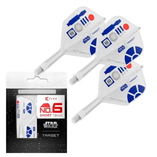 Target - darts K-Flex Squadrons - Star Wars - R2D2 - No6 - Medium - TRG410512