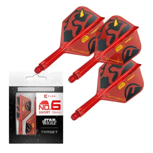 Target - darts K-Flex Squadrons - Star Wars - Darth Maul - No6 - Short - TRG410520