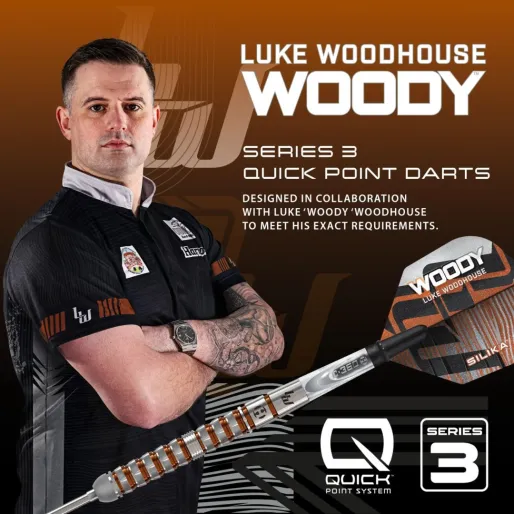 Harrows Rzutki Steel Luke Woodhouse - Seria 3 - Quick Point - 25 g