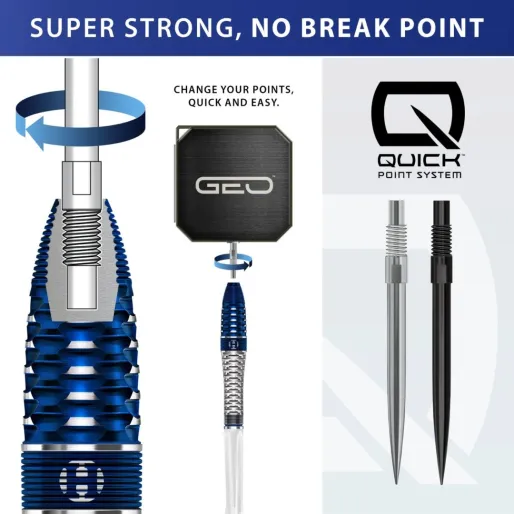 Harrows Steel Geo 03 - Bomb - Quick Point - 25g