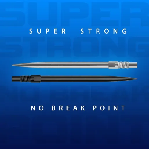 Harrows Metalowe końcówki - Quick Points - Czarne - 35 mm