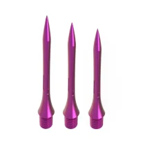 Caliburn Metalowe końcówki - Bambusowe - Gładkie - Różowe - 28 mm