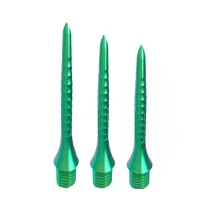Caliburn Metalowe końcówki - Bambus - Ciemnozielony - 28 mm