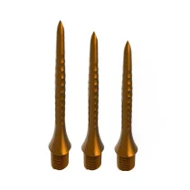 Caliburn Metalowe końcówki - Bambus - Brązowe - 28 mm