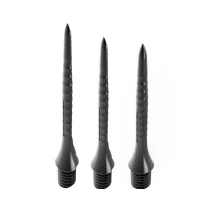Caliburn Metalowe końcówki - Bambus - Czarne - 28 mm