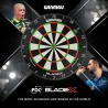 Winmau Tarcza sizalowa Blade X - Oficjalna tarcza do rzutek PDC