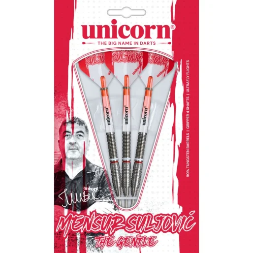Unicorn Stalowe lotki Mensur Suljovic - The Gentle - 25g