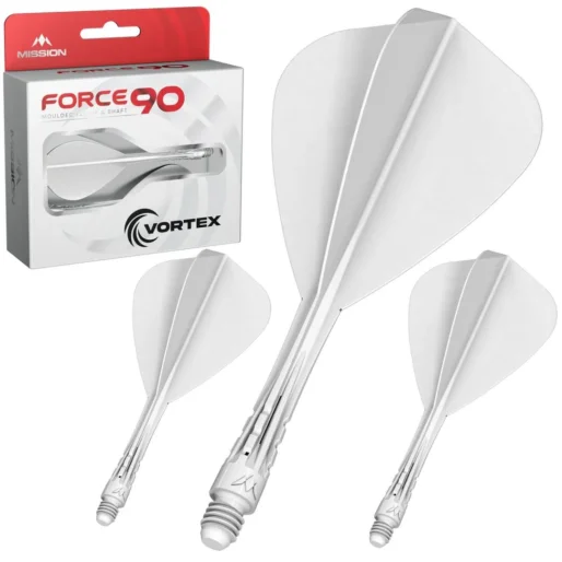 Mission Letky Force 90 Vortex - Kite - Short - Solid White F5032