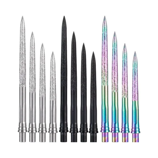 Caliburn Metalowe końcówki - Rough - No Lip - Black - 28 mm