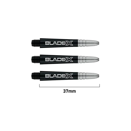 Winmau Uchwyty Vecta Blade X - midi - black & silver