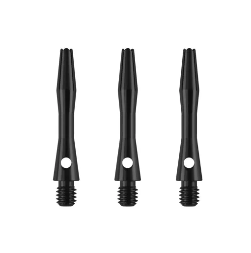 Designa Uchwyty z anodyzowanego aluminium - bardzo krótkie - czarne