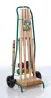 Lucio Londero Croquet Professional 10204 - dla 4 graczy - metalowy wózek