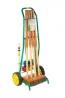 Lucio Londero Croquet Professional 10204/E - dla 4 graczy - metalowy wózek