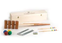 Lucio Londero Croquet Professional 9804/WB - dla 4 graczy - drewniane pudełko