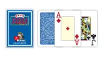 Modiano Rozmiar Texas Poker - 2 Jumbo Index - Profesjonalne karty plastikowe - Czarne
