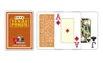 Modiano Rozmiar Texas Poker - 2 Jumbo Index - Profesjonalne karty plastikowe - Czarne