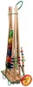 Lucio Londero Croquet 9206 - dla 6 graczy - metalowy wózek