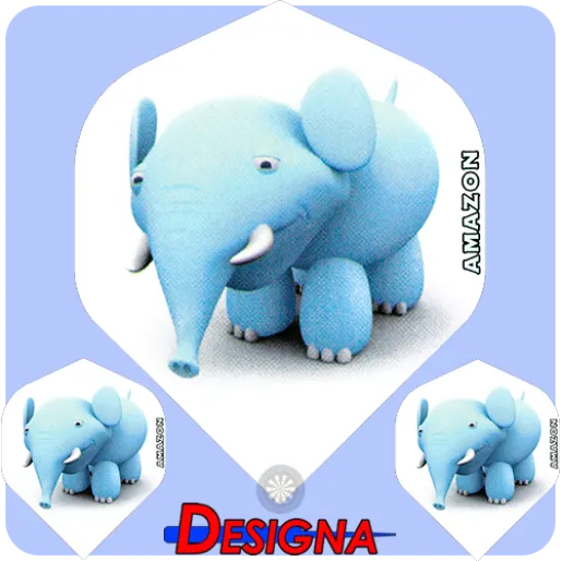 Designa Eskadry Amazon 3D Life Elephant F1603