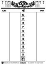 Harrows Tablica wyników 47,5 x 34 cm