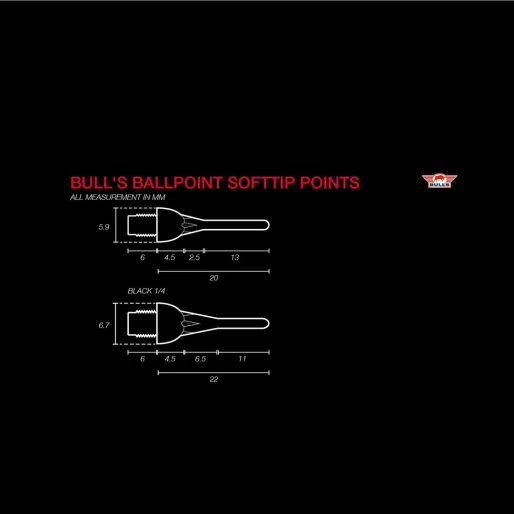 Bull's Kolce kuliste - 100 sztuk - różowe