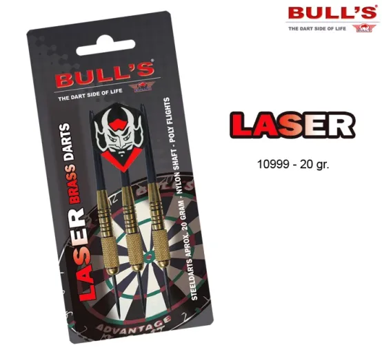 Bull's Stalowe rzutki laserowe - 20g - 10999