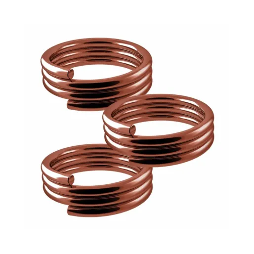 Designa Uchwyty pierścieniowe wału - sprężyny 3 szt. - czarne