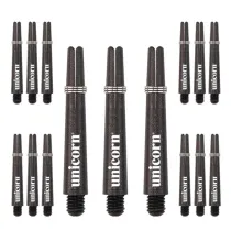 Unicorn Uchwyty Gripper 3 - krótkie - opakowanie 5 zestawów - czarne