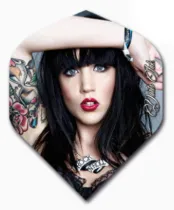 Designa Squadrons Darts Ink - Czarnowłosa dziewczyna F2488