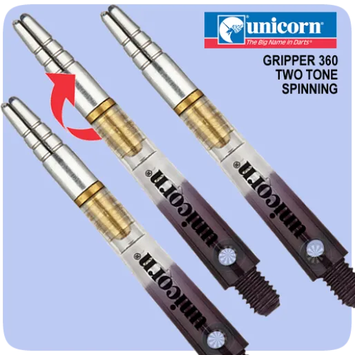 Unicorn Chwyty Gripper 360 Two Tone - średni - czerwony