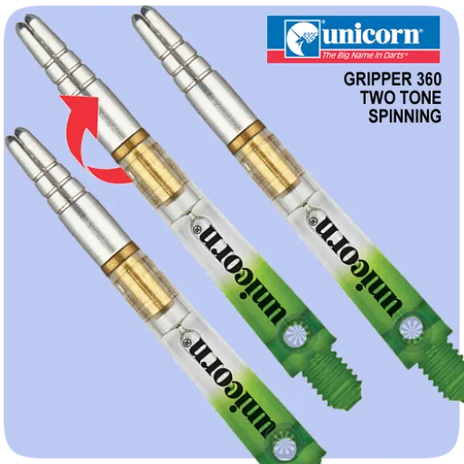 Unicorn Chwyty Gripper 360 Two Tone - średni - czerwony