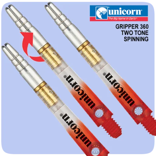 Unicorn Chwyty Gripper 360 Two Tone - średni - czerwony