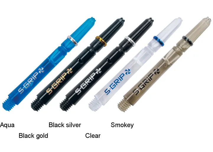 Harrows Uchwyty Supergrip Spin - średnie - przezroczyste