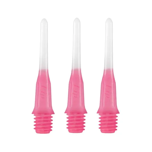 L Style Dwukolorowe końcówki Lip Point Short - 30 sztuk - żółte