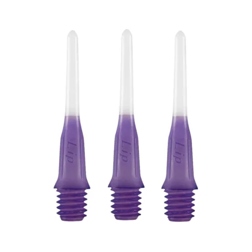 L Style Dwukolorowe końcówki Lip Point Short - 30 sztuk - żółte