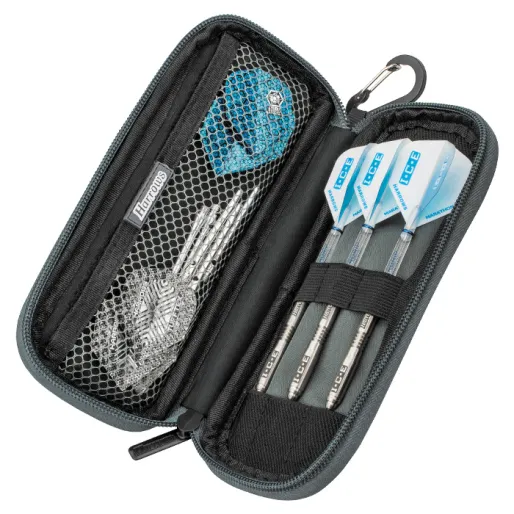 Harrows Etui na rzutki Z-Series Z 200 - czarne z pomarańczowym wykończeniem