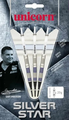 Unicorn Silver Star GA3 - Gary Anderson - 19g