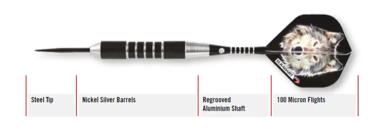 Elkadart Stalowe lotki Lone Wolf - 23g