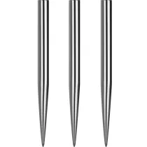 Mission Metalowe końcówki Glide - srebrne - 30 mm