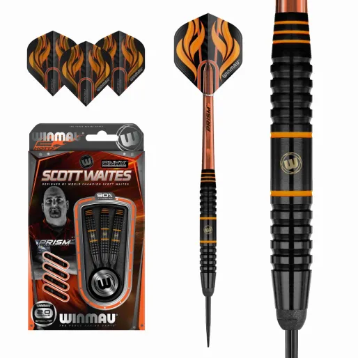 Winmau Rzutki stalowe Scott Waites - Mosiądz - 20g