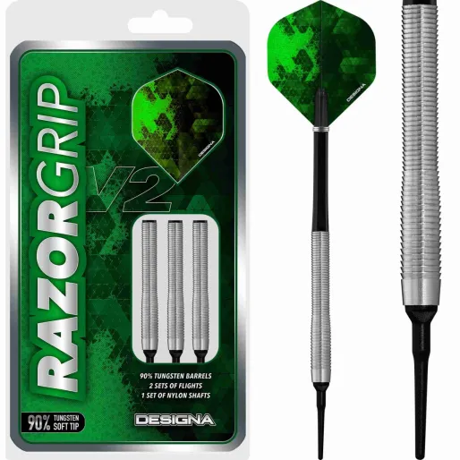 Designa Rzutki Razor Grip V2 - M1 - 22g