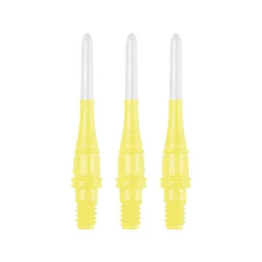 L Style Dwukolorowe końcówki Lip Point Premium - 30 sztuk - jasnoniebieskie białe