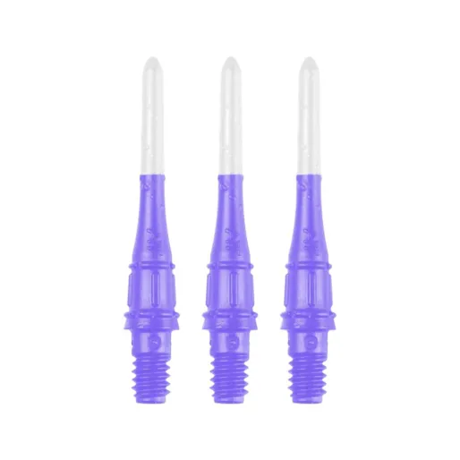 L Style Dwukolorowe końcówki Lip Point Premium - 30 sztuk - jasnoniebieskie białe